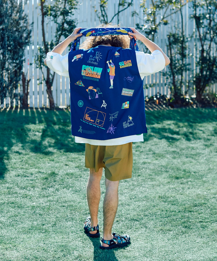 go slow caravan(ゴースローキャラバン) |Drymix gscいっぱい ノースリーブ TEE (MENS)