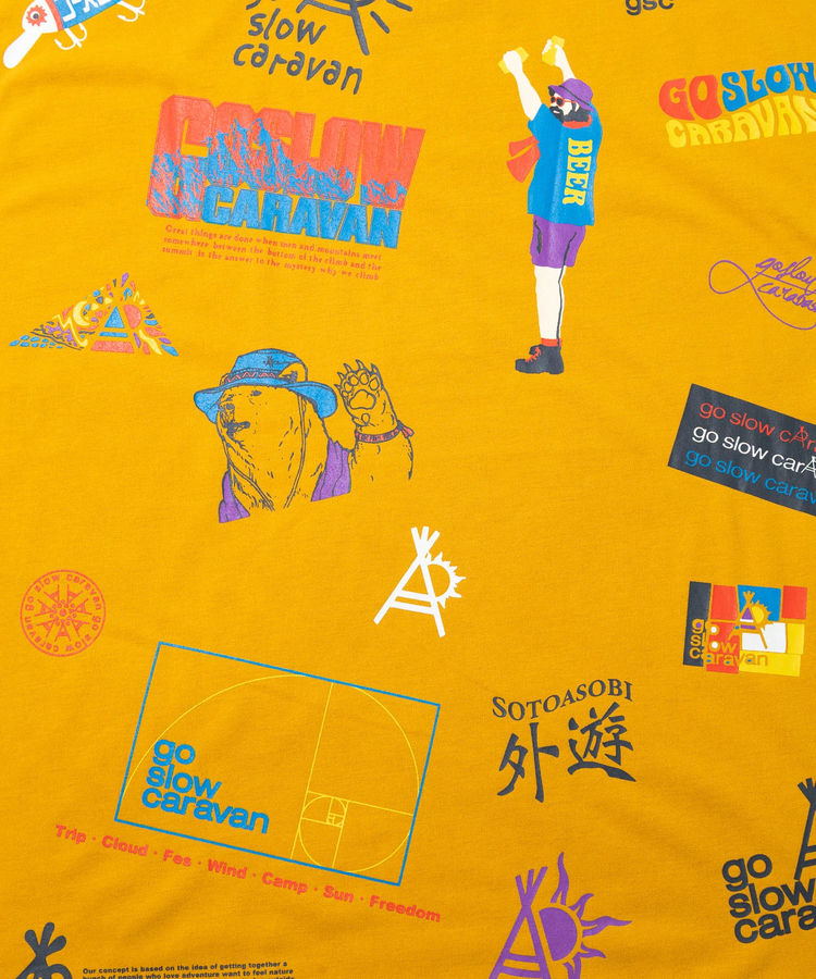 go slow caravan(ゴースローキャラバン) |Drymix gscいっぱい ノースリーブ TEE (MENS)