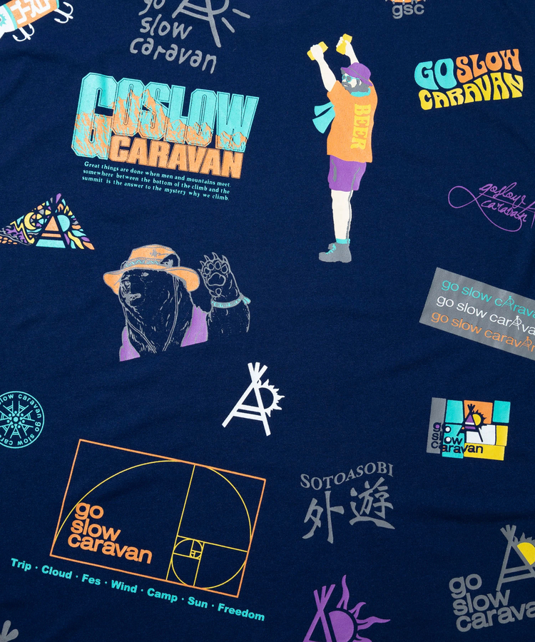 go slow caravan(ゴースローキャラバン) |Drymix gscいっぱい ノースリーブ TEE (MENS)