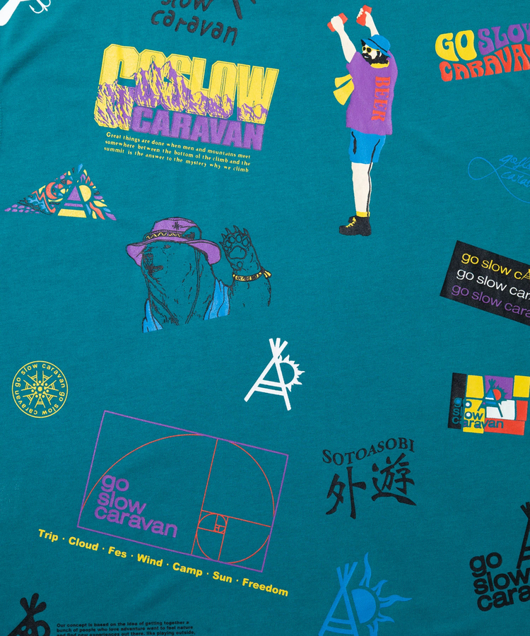 go slow caravan(ゴースローキャラバン) |Drymix gscいっぱい ノースリーブ TEE (MENS)