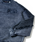 go slow caravan(ゴースローキャラバン) |MIX FAB ルーズスウェットプルオーバー HARD PIGMENT DYE (MENS)