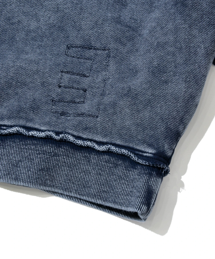 go slow caravan(ゴースローキャラバン) |MIX FAB ルーズスウェットプルオーバー HARD PIGMENT DYE (MENS)
