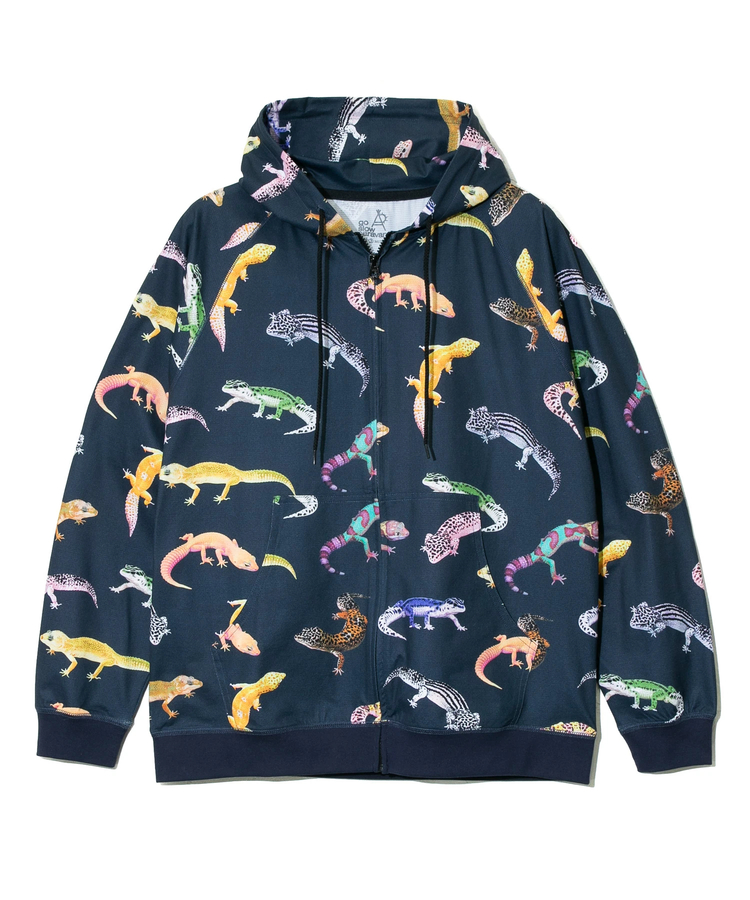 go slow caravan(ゴースローキャラバン) |ドットテックニットZIP フーディー (MENS)