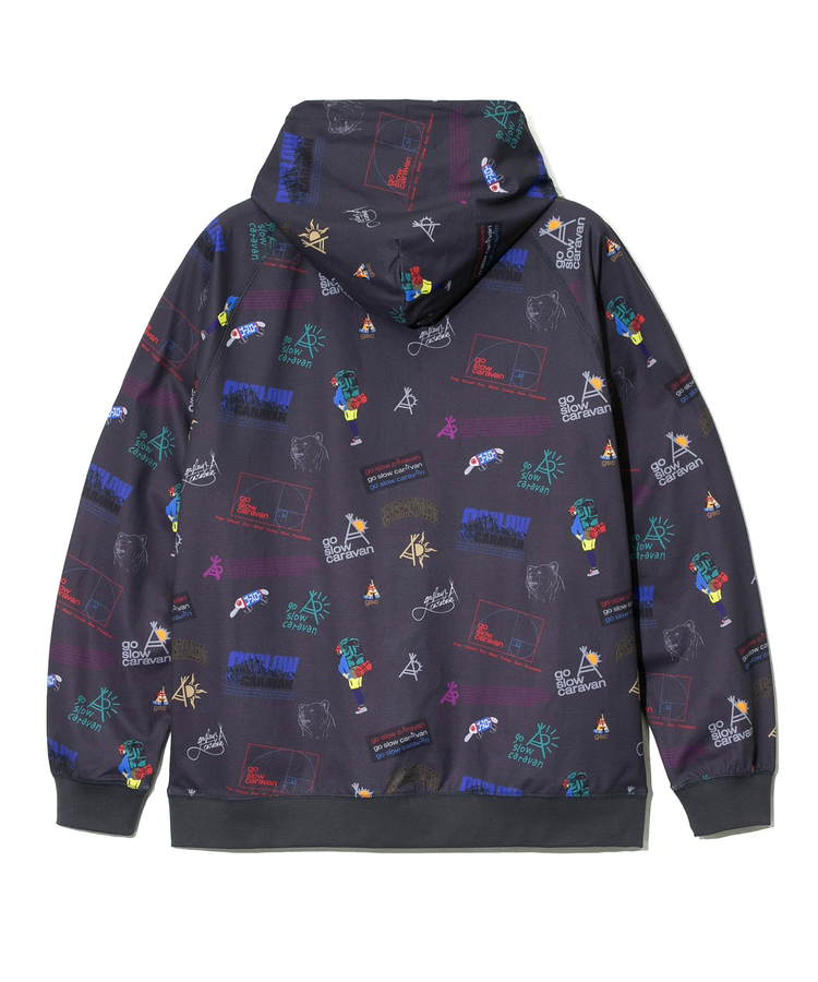go slow caravan(ゴースローキャラバン) |ドットテックニットZIP フーディー (MENS)