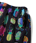 go slow caravan(ゴースローキャラバン) |ストレッチサッカー総柄プリントイージースカート (WOMENS)