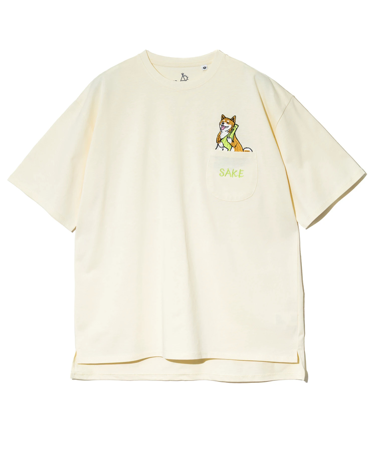 go slow caravan(ゴースローキャラバン) |シリコンバイオ 色々ポケット刺繍 BIG TEE (MENS)