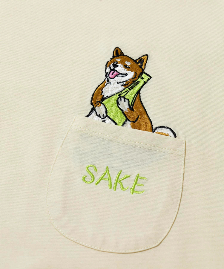 go slow caravan(ゴースローキャラバン) |シリコンバイオ 色々ポケット刺繍 BIG TEE (MENS)