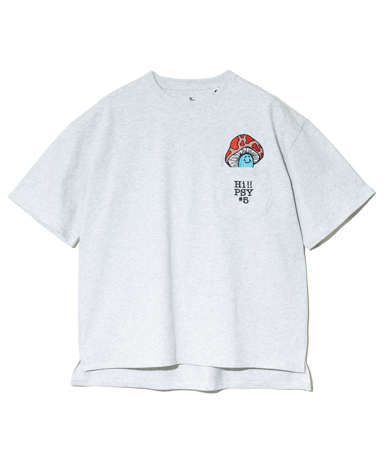 go slow caravan(ゴースローキャラバン) |シリコンバイオ 色々ポケット刺繍 BIG TEE (MENS)