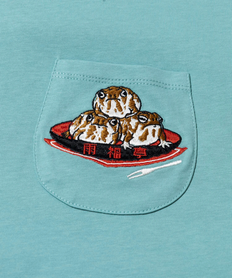 go slow caravan(ゴースローキャラバン) |シリコンバイオ 色々ポケット刺繍 BIG TEE (MENS)