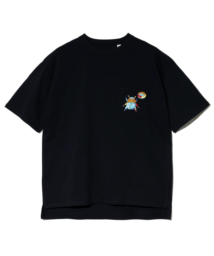 go slow caravan(ゴースローキャラバン) |シリコンバイオ 色々ポケット刺繍 BIG TEE (MENS)