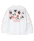 go slow caravan(ゴースローキャラバン) |USA/C スクエアLOGOバックプリント ロングスリーブ TEE (MENS)