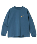 go slow caravan(ゴースローキャラバン) |USA/C スクエアLOGOバックプリント ロングスリーブ TEE (MENS)
