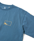 go slow caravan(ゴースローキャラバン) |USA/C スクエアLOGOバックプリント ロングスリーブ TEE (MENS)