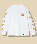 go slow caravan(ゴースローキャラバン) |USA/C レオパードゲッコー ロングスリーブ TEE (MENS/WOMENS)
