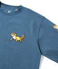 go slow caravan(ゴースローキャラバン) |USA/C レオパードゲッコー ロングスリーブ TEE (MENS/WOMENS)