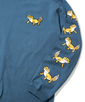 go slow caravan(ゴースローキャラバン) |USA/C レオパードゲッコー ロングスリーブ TEE (MENS/WOMENS)