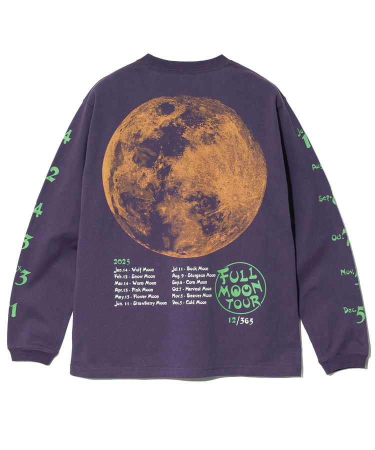 go slow caravan(ゴースローキャラバン) |USA/C FULL MOON TOUR ロングスリーブ TEE (MENS/WOMENS)