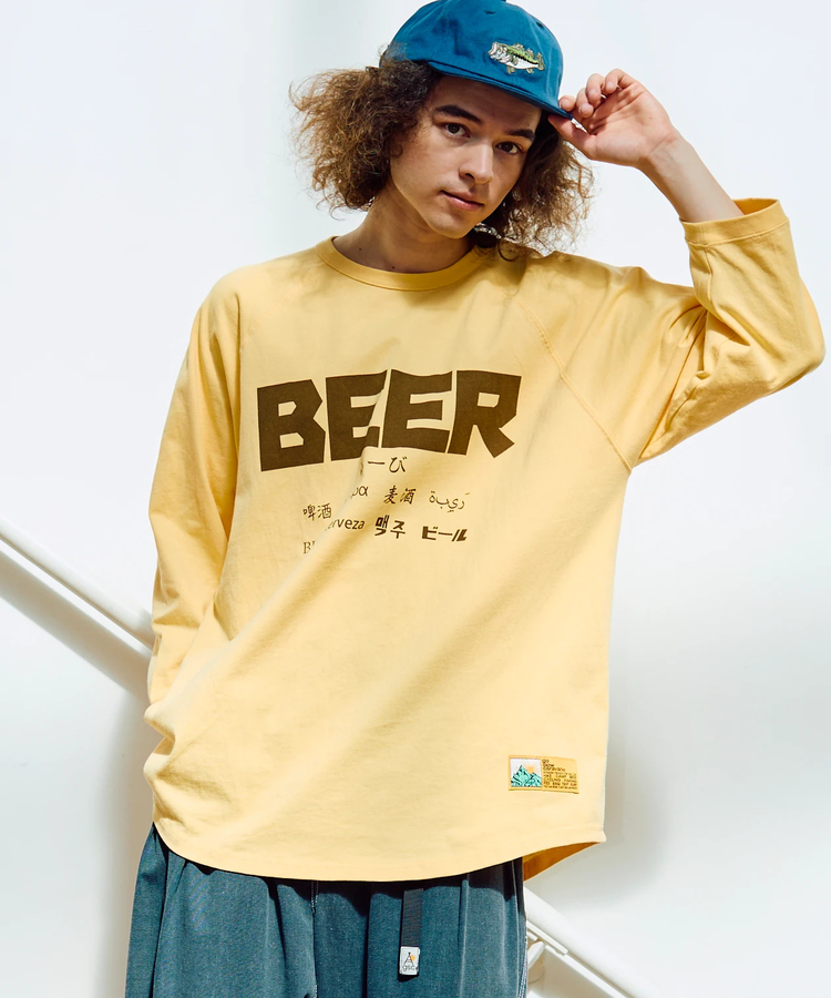 go slow caravan(ゴースローキャラバン) |USA/C BEER ルーズ BB TEE (MENS)