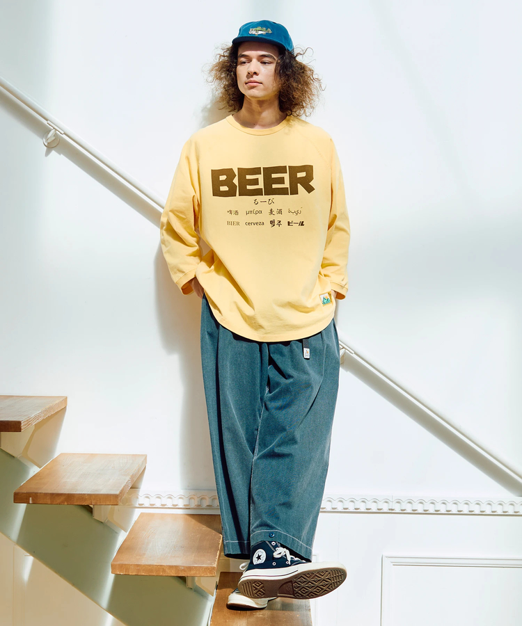 go slow caravan(ゴースローキャラバン) |USA/C BEER ルーズ BB TEE (MENS)