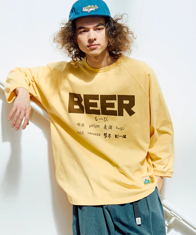 go slow caravan(ゴースローキャラバン) |USA/C BEER ルーズ BB TEE (MENS)