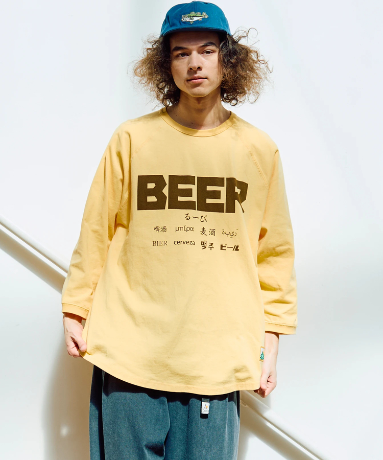 go slow caravan(ゴースローキャラバン) |USA/C BEER ルーズ BB TEE (MENS)