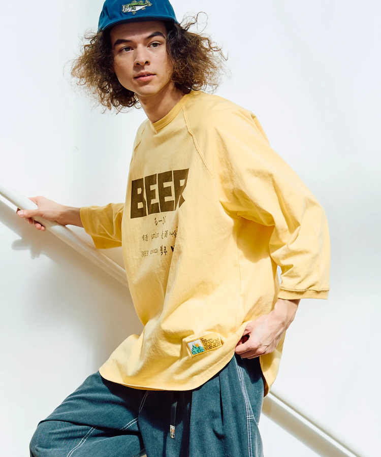 go slow caravan(ゴースローキャラバン) |USA/C BEER ルーズ BB TEE (MENS)