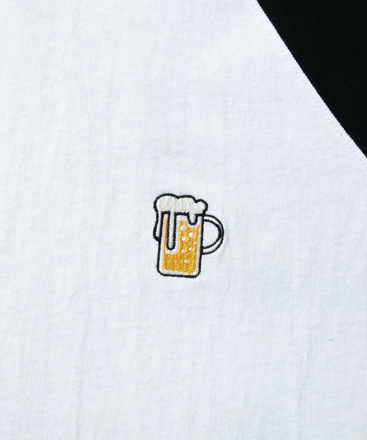 go slow caravan(ゴースローキャラバン) |USA/C 色々刺繍 8分袖 BB TEE (MENS)