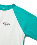 go slow caravan(ゴースローキャラバン) |USA/C 色々刺繍 8分袖 BB TEE (MENS)