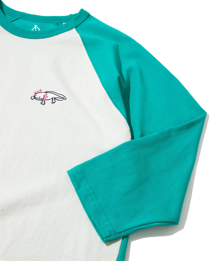 go slow caravan(ゴースローキャラバン) |USA/C 色々刺繍 8分袖 BB TEE (MENS)