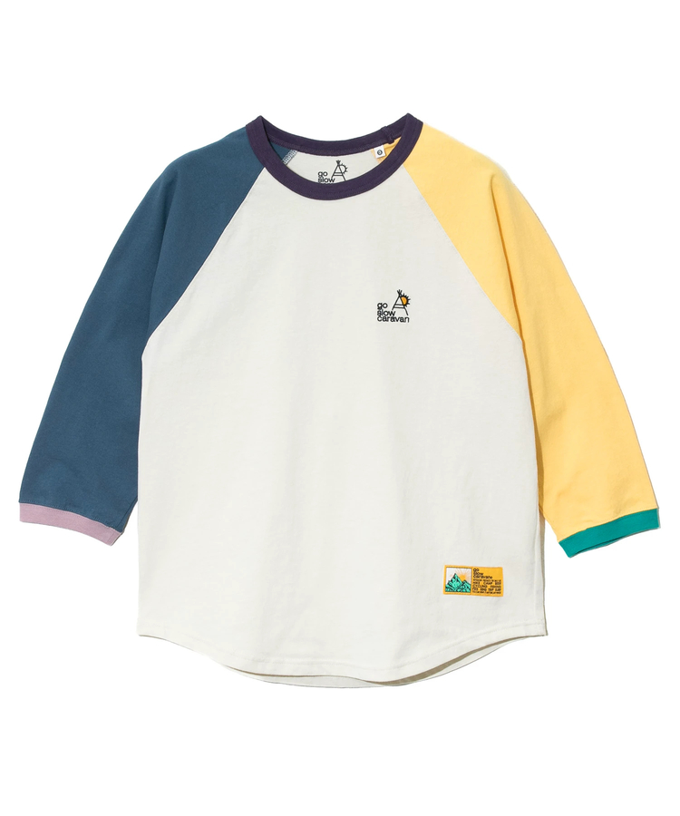 go slow caravan(ゴースローキャラバン) |USA/C CRAZY 8分袖 BB TEE (MENS)