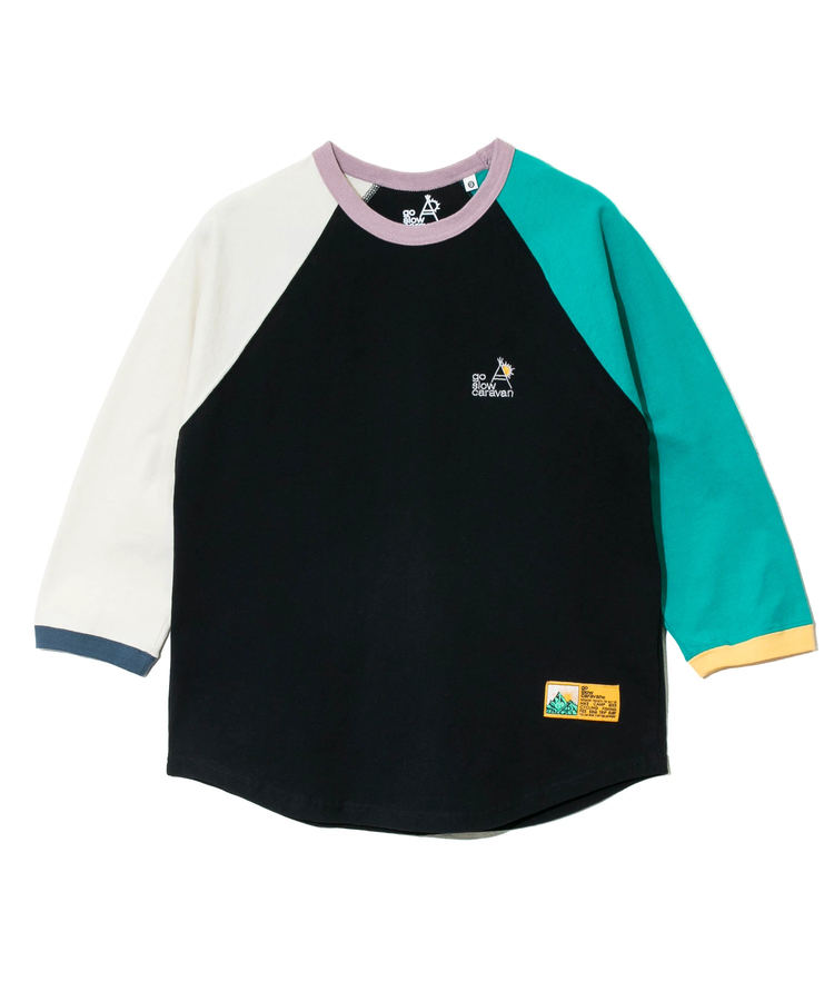 go slow caravan(ゴースローキャラバン) |USA/C CRAZY 8分袖 BB TEE (MENS)