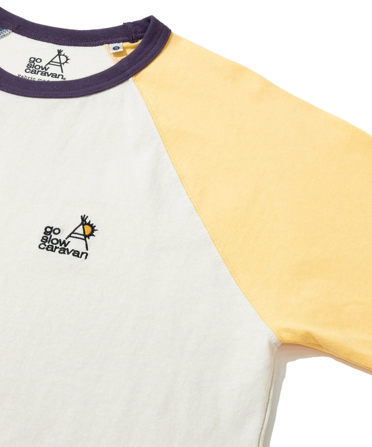go slow caravan(ゴースローキャラバン) |USA/C CRAZY 8分袖 BB TEE (MENS)