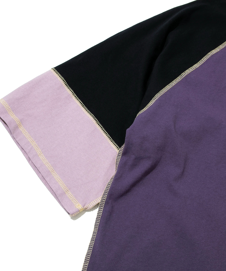 go slow caravan(ゴースローキャラバン) |USA/C 切替CRAZY ハーフスリーブ ゆったり TEE (MENS)