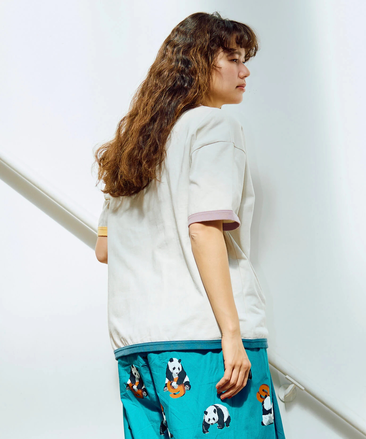 go slow caravan(ゴースローキャラバン) |USA/C マルチトリム ゆったり TEE (MENS)