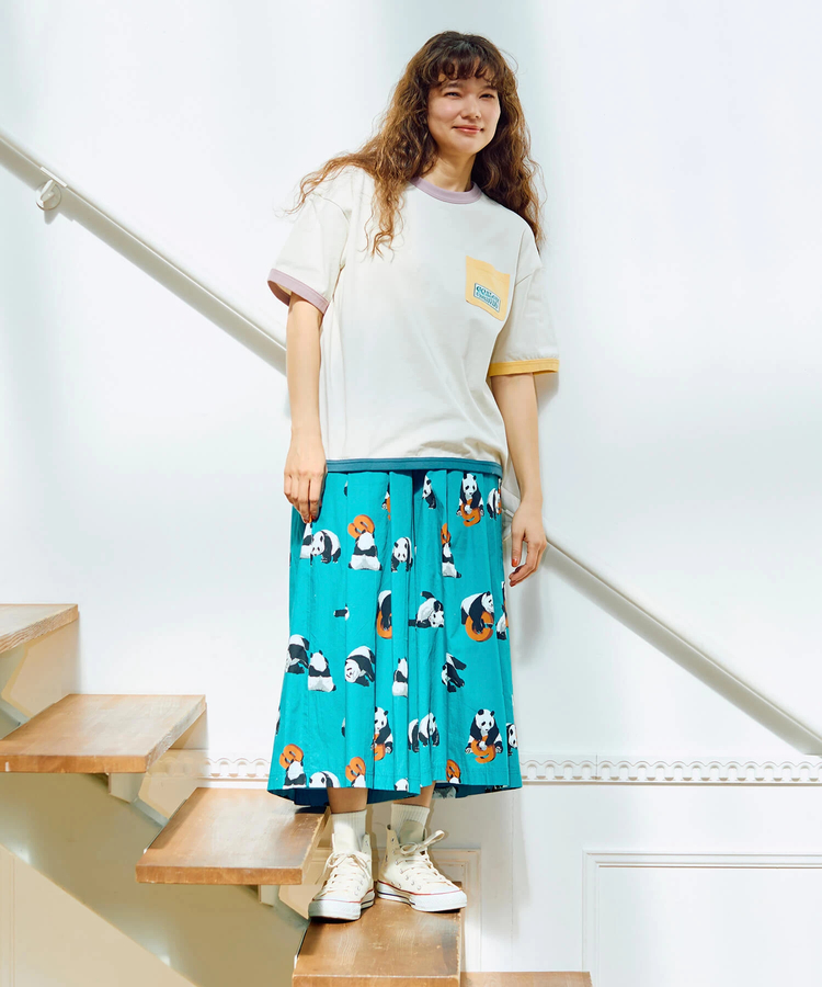 go slow caravan(ゴースローキャラバン) |USA/C マルチトリム ゆったり TEE (MENS)