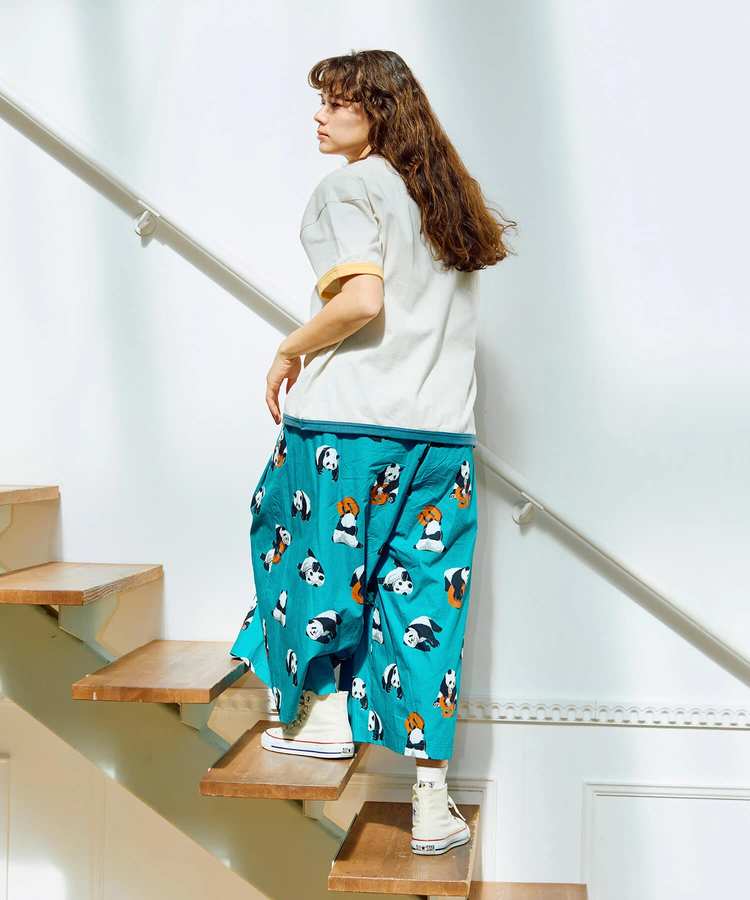go slow caravan(ゴースローキャラバン) |USA/C マルチトリム ゆったり TEE (MENS)