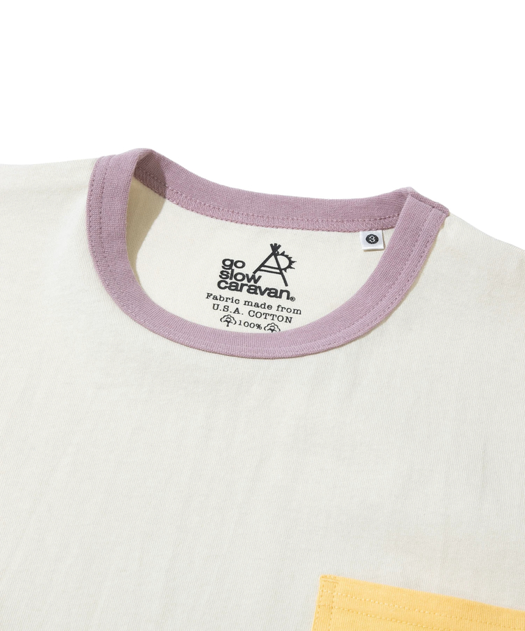 go slow caravan(ゴースローキャラバン) |USA/C マルチトリム ゆったり TEE (MENS)