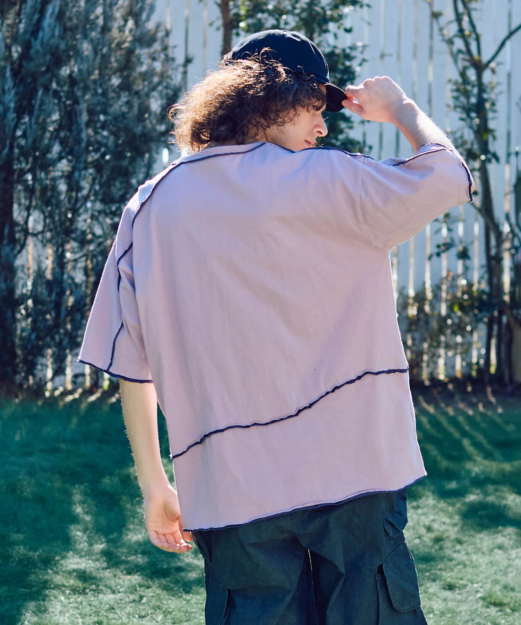 go slow caravan(ゴースローキャラバン) |USA/C カットオフ 歪み切替 ゆったり TEE (MENS)