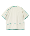 go slow caravan(ゴースローキャラバン) |USA/C カットオフ 歪み切替 ゆったり TEE (MENS)