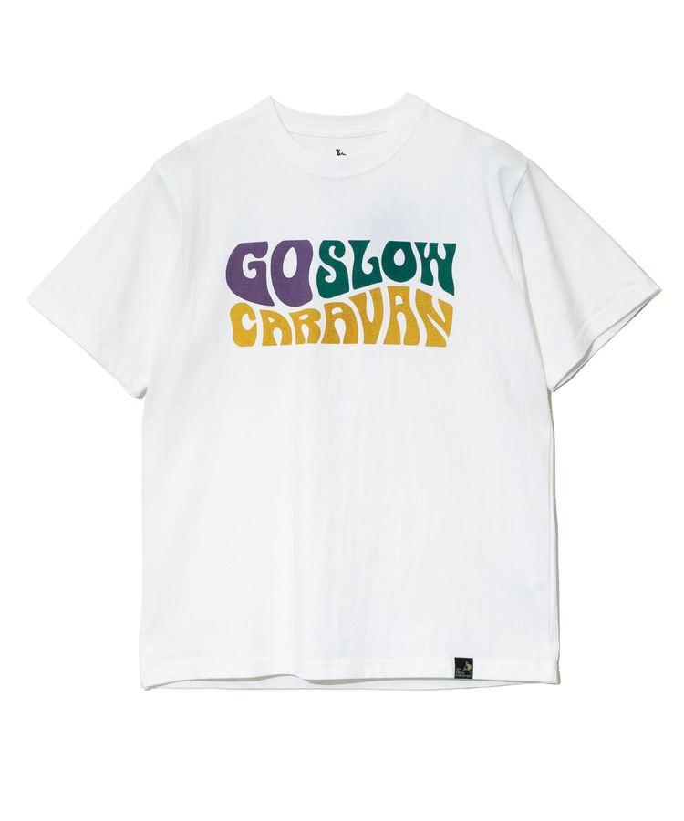 go slow caravan(ゴースローキャラバン) |USA/C ヒッピーロゴ TEE (MENS/WOMENS)