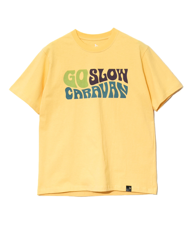 go slow caravan(ゴースローキャラバン) |USA/C ヒッピーロゴ TEE (MENS/WOMENS)