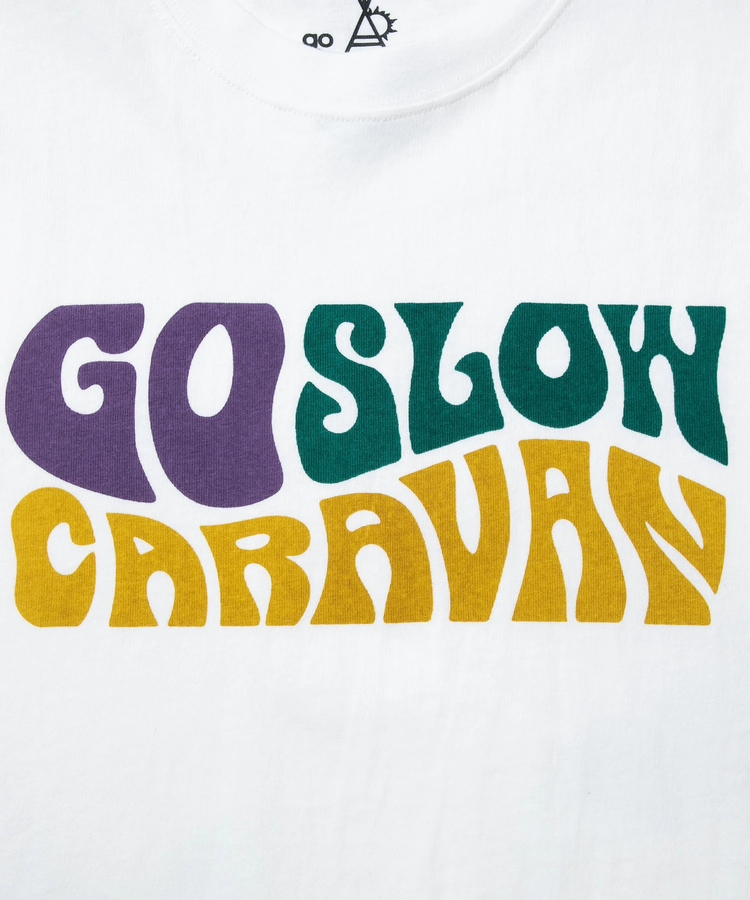 go slow caravan(ゴースローキャラバン) |USA/C ヒッピーロゴ TEE (MENS/WOMENS)