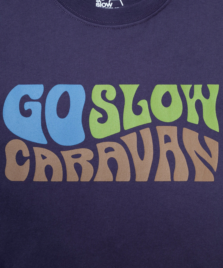 go slow caravan(ゴースローキャラバン) |USA/C ヒッピーロゴ TEE (MENS/WOMENS)