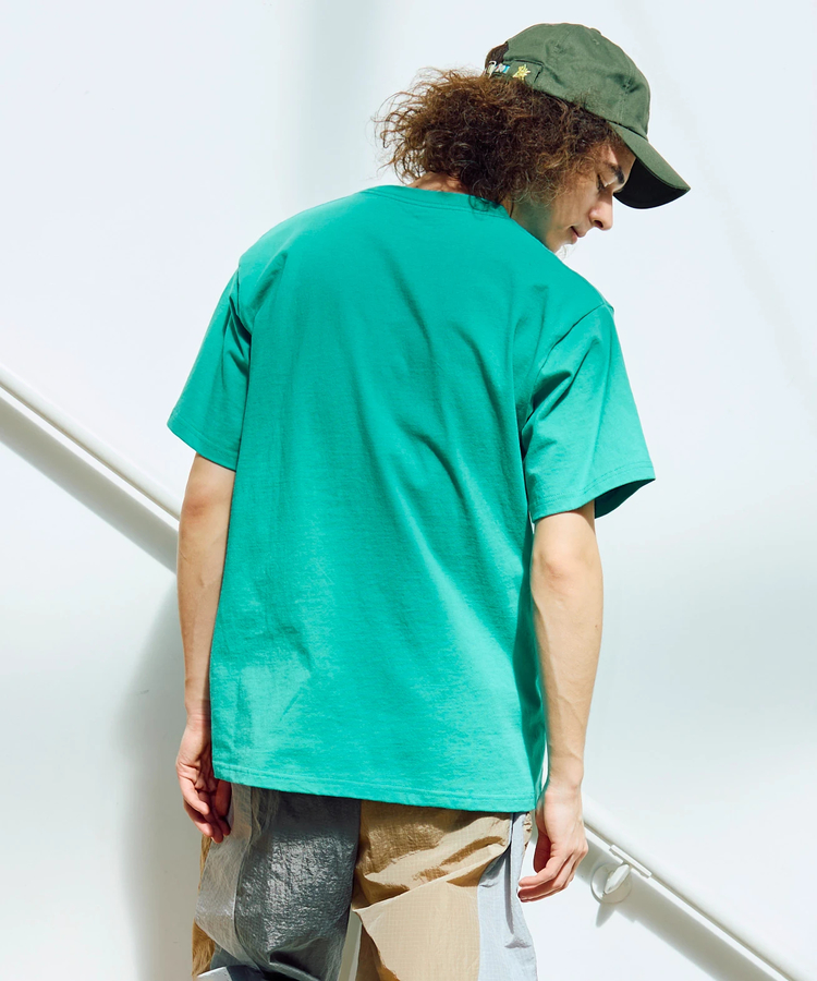 go slow caravan(ゴースローキャラバン) |USA/C 色々刺繍 PKT TEE (MENS/WOMENS)