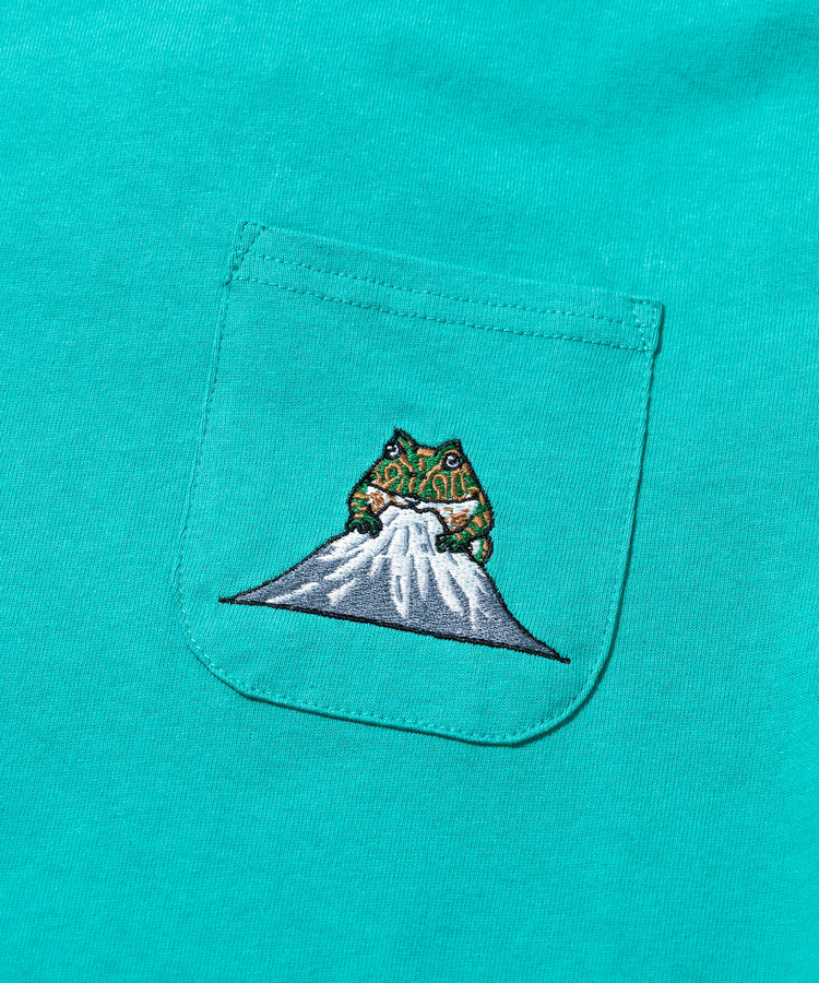 go slow caravan(ゴースローキャラバン) |USA/C 色々刺繍 PKT TEE (MENS/WOMENS)
