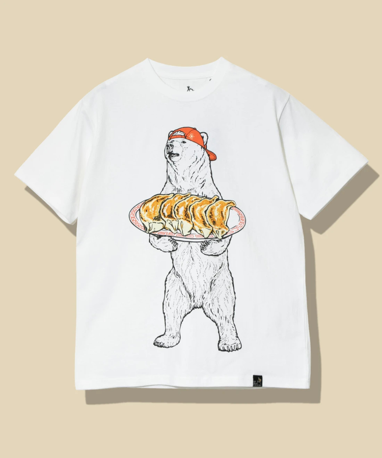 go slow caravan(ゴースローキャラバン) |USA/C 餃子クマ TEE (MENS/WOMENS)