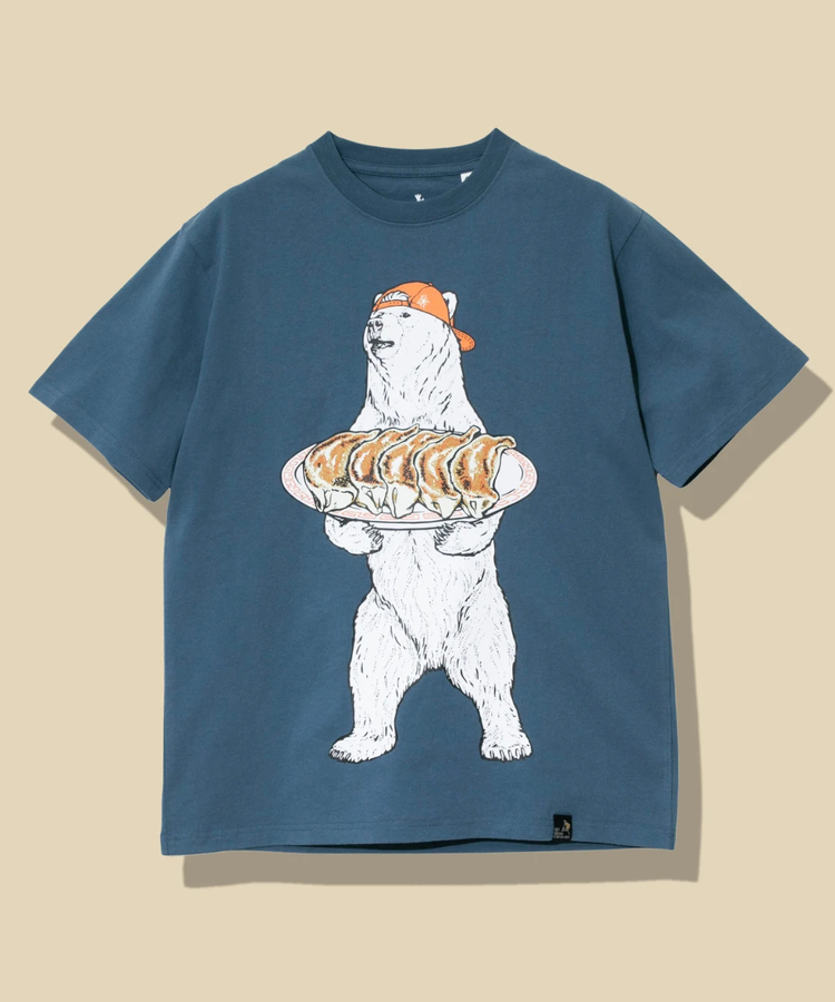 go slow caravan(ゴースローキャラバン) |USA/C 餃子クマ TEE (MENS/WOMENS)