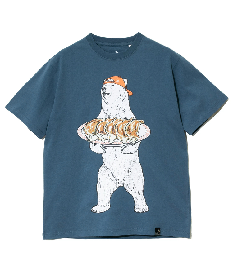 go slow caravan(ゴースローキャラバン) |USA/C 餃子クマ TEE (MENS/WOMENS)