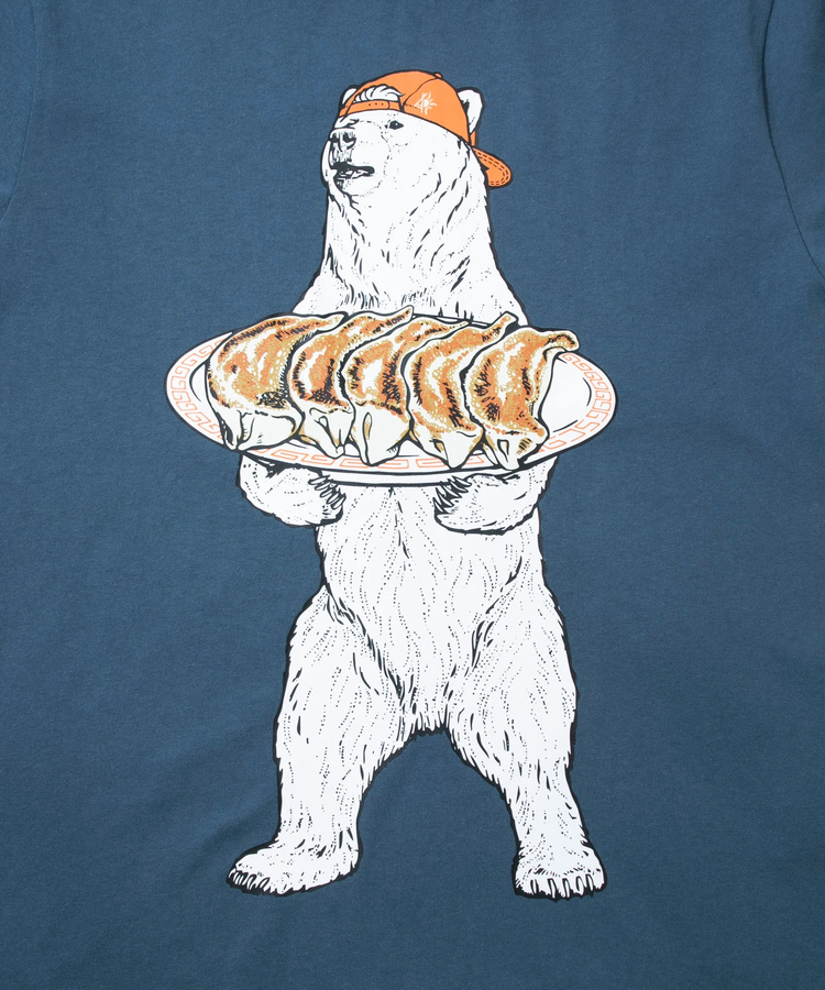 go slow caravan(ゴースローキャラバン) |USA/C 餃子クマ TEE (MENS/WOMENS)