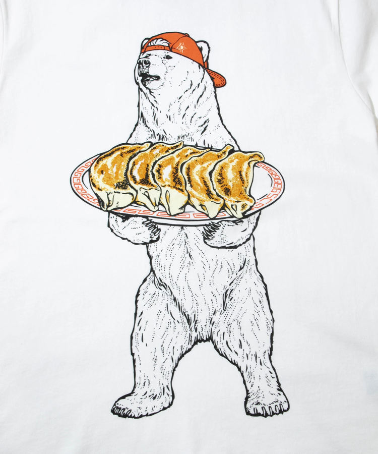 go slow caravan(ゴースローキャラバン) |USA/C 餃子クマ TEE (MENS/WOMENS)